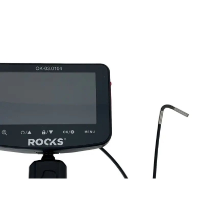 ROOKS OK-03.0104 Inšpekčná kamera PRO s kĺbom, 3,9 mm × 1 m, Li-Po 3,7 V, 5000 mAh