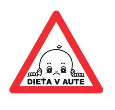Samolepka dieťa v aute /dieťa/ 5492-D