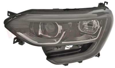 přední světlo H7+H7 s LED denním svícením (tvar C) el. ovládané bez motorku L