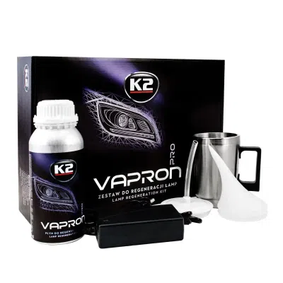 K2 - Sada na renováciu svetlometov VAPRON PRO PROFI 600ml