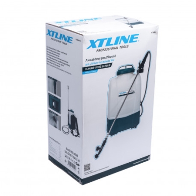XTline - AKU postrekovač na chrbát 18V +2.0Ah batérie + nabíjačka 2.4A