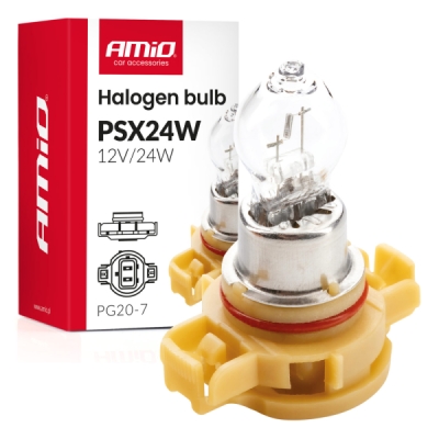 AMiO - Halogénová žiarovka PSX24W PG20-7 12V 24W