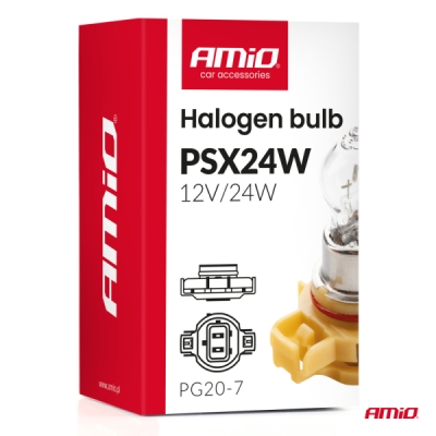 AMiO - Halogénová žiarovka PSX24W PG20-7 12V 24W