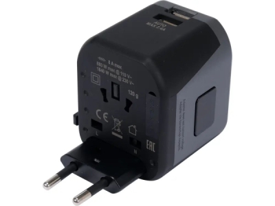 Yato - Cestovný adaptér 2x USB nabíjačkou 5V/2.4A