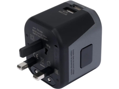 Yato - Cestovný adaptér 2x USB nabíjačkou 5V/2.4A