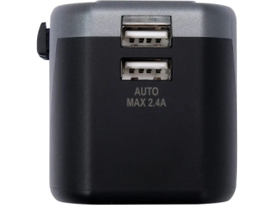 Yato - Cestovný adaptér 2x USB nabíjačkou 5V/2.4A
