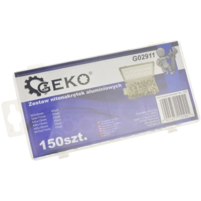 GEKO - Hliníkové nitovacie matice M3-M10, 150ks