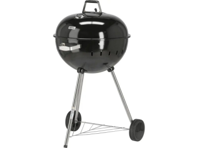 Yato - Okrúhly gril na drevené uhlie, čierny Ø54cm