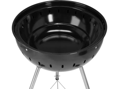Yato - Okrúhly gril na drevené uhlie, čierny Ø54cm