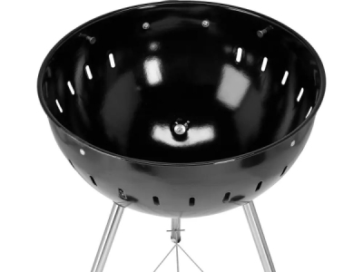 Yato - Okrúhly gril na drevené uhlie, čierny Ø54cm