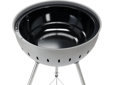 Yato - Okrúhly gril na drevené uhlie, sivý Ø54cm