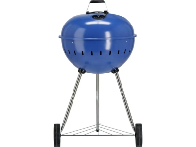 Yato - Okrúhly gril na drevené uhlie, modrý Ø54cm
