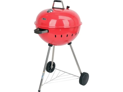 Yato - Okrúhly gril na drevené uhlie, červený Ø54cm