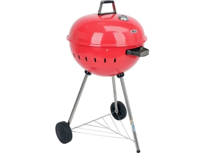 Yato - Okrúhly gril na drevené uhlie, červený Ø54cm
