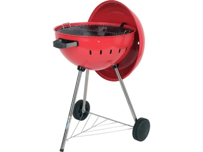 Yato - Okrúhly gril na drevené uhlie, červený Ø54cm