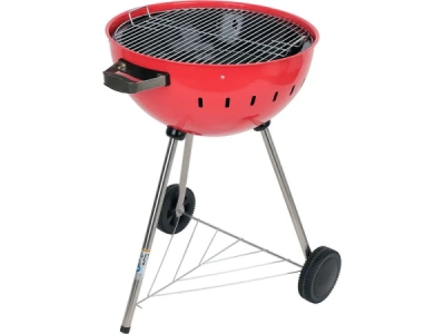 Yato - Okrúhly gril na drevené uhlie, červený Ø54cm