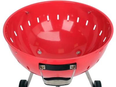 Yato - Okrúhly gril na drevené uhlie, červený Ø54cm