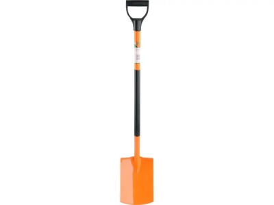 FLO - Rovný rýľ s ergonomickou kovovou rukoväťou