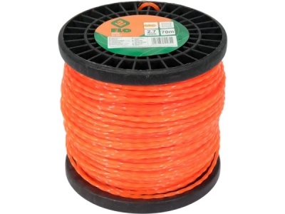 FLO - Struna do krovinorezu, tvar skrútený štvorec 2.7mm 70m