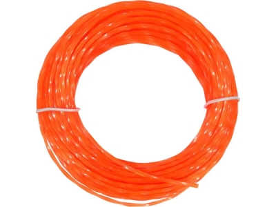 FLO - Struna do krovinorezu, tvar skrútený štvorec 2.4mm 15m