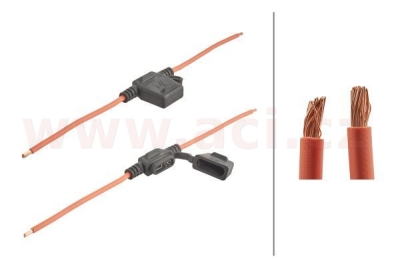 držák pojistky, kabel 2 mm2, max. 30 A HELLA