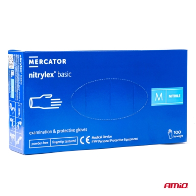 MERCATOR - Nitrilové rukavice Nitrylex Basic veľkosť M, 100 ks