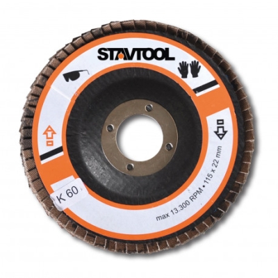 ABRASIVES - Kotúč brúsny lamelový 125mm zr.100 (balenie 5ks)