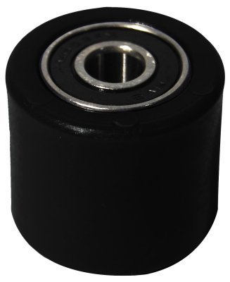kladka řetězu univerzální, RTECH (černá, vnitřní průměr 8 mm, vnější průměr 31 mm, šířka 28 mm)