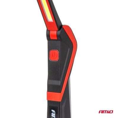 AMiO - Inšpekčná baterka so vstavanou batériou 5 W COB, 2600 mAh