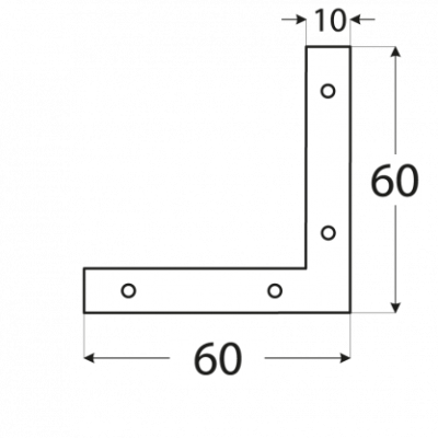 Rohovník zinkový 60x10/1,5-4mm (balenie 50ks)