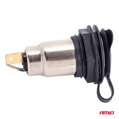 AMiO - Zásuvka prídavná, napájacia, skrutkovacia 250W 12V 24V