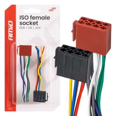 AMiO - Konektor ISO samica CCA 5A 12V