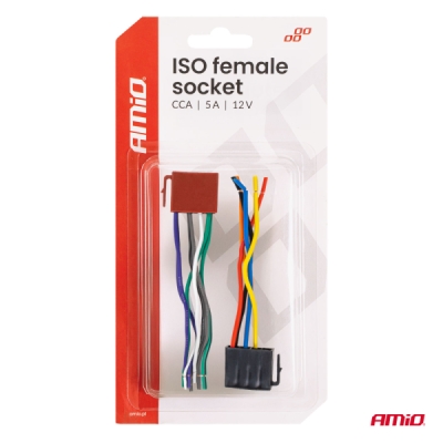 AMiO - Konektor ISO samica CCA 5A 12V