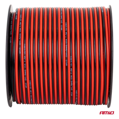 AMiO - Vodič reproduktora dvojžilový CCA 2x1.5mm2 100m 7.5A
