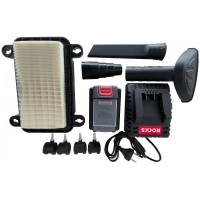 ROOKS OK-03.4319 Aku vysávač AQ-ONE 20 V DRY&WET, 10 l, HEPA, 4 Ah, BMC
