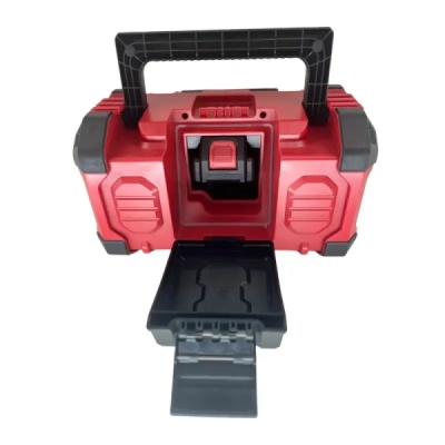 ROOKS OK-03.4322 Rádio AQ-ONE MUSIC WORK 20 V, Bluetooth, DAB+, 15 W, súprava 2 Ah