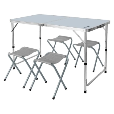 Graphite - Kempingový set stôl stoličky