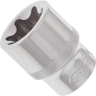 Vigor - Nadstavec Torx (vonkajší) krátky E20, 3/8"