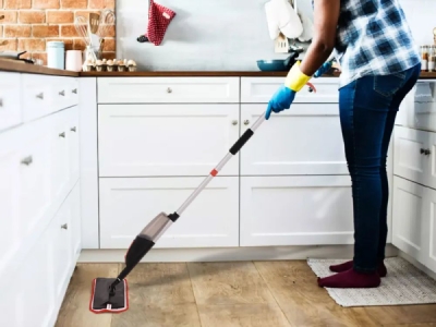 LUND - Rozprašovací mop s mikrovláknovou podložkou L-118cm