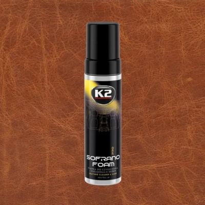 K2 - Pena na čistenie a starostlivosť o kožu 200ml