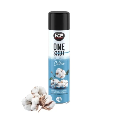 K2 - Osviežovač vzduchu ONE SHOT COTTON 600ml