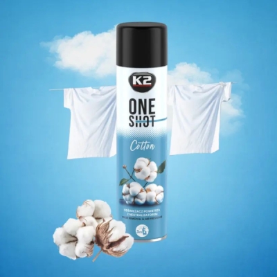K2 - Osviežovač vzduchu ONE SHOT COTTON 600ml