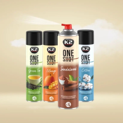 K2 - Osviežovač vzduchu ONE SHOT santalove drevo 600ml