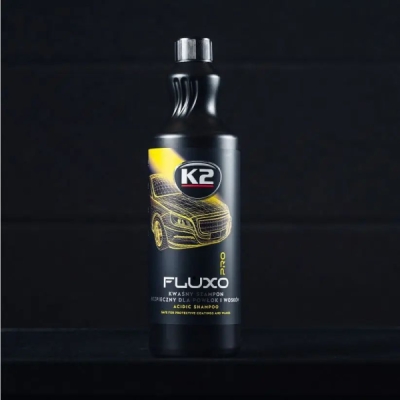 K2 - Kyslý šampón na umývanie áut FLUXO PRO 1L
