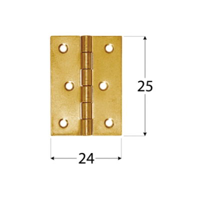 Záves lámavý zinkový 25x24mm (balenie 20ks)