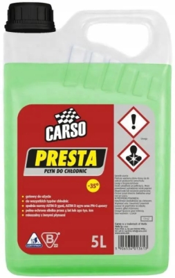 Carso - Chadiaca kvapalina PRESTA zelena -35 °C 5L