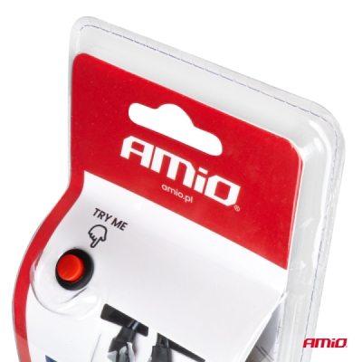 AMiO - LED pásiky COB do auta modrá 2x30 cm 12 V