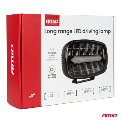 AMiO - LED diaľkový reflektor 109W 12V 24V