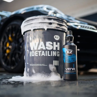 K2 - Šedé detailingové vedro „WASH“ 20L