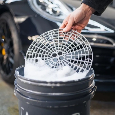 K2 - Šedé detailingové vedro „WASH“ 20L
